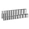 Capri Tools 38 Drive 12Point Shallow and Deep Socket Set, SAE, 14 to 78, 22Pcs CP16301-22SSD - alternate 1
